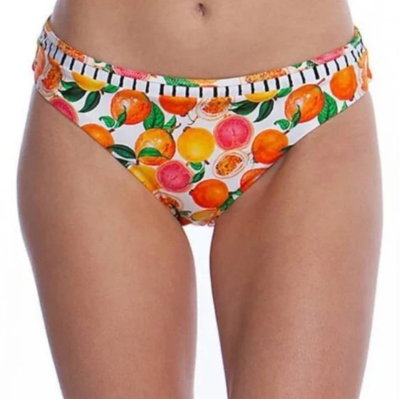 Nanette Lepore Tutti Fruitti Charmer Reversible Bikini Bottoms NWT Sz 14 - Picture 3 of 13